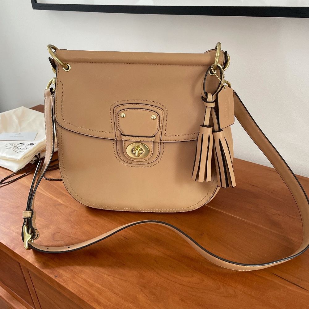 COACH Leather LEGACY Willis Bag - Sand